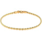 18K Gold Plated Braided Rope Anklet for Women, 4mm Stainless Steel 9 Inches Ankle Bracelet - Katana's Karats