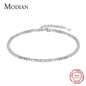 Modian Authentic 925 Sterling Silver Simple Cute Female Bracelet For Women Classic Charm Exquisite Sterling Silver Jewelry Gift