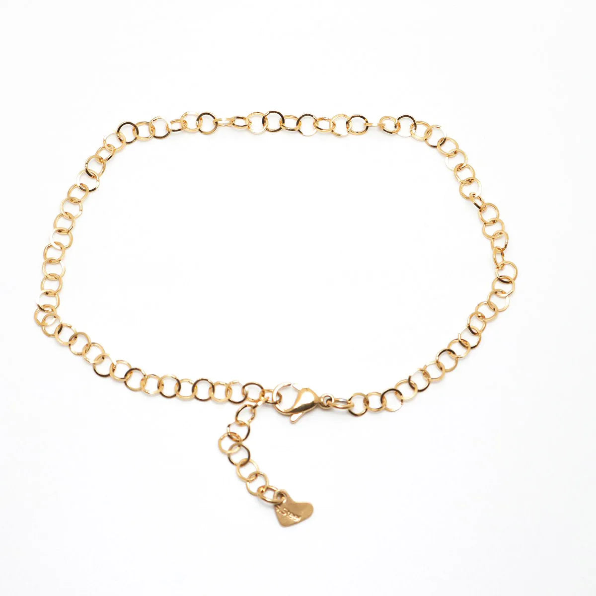 304 Stainless Steel Anklet For Women Gold Color Round Chain Anklet Leg Bracelets on the leg Jewelry Women Accessories, 1 Piece