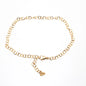 304 Stainless Steel Anklet For Women Gold Color Round Chain Anklet Leg Bracelets on the leg Jewelry Women Accessories, 1 Piece