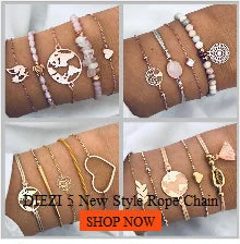 DIEZI Korean Luxury Crystal Bracelet For Women Wedding Gift Gold Silver Color Metal Roman Chain Bracelets Bangles Jewelry