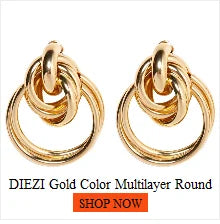 DIEZI Korean Luxury Crystal Bracelet For Women Wedding Gift Gold Silver Color Metal Roman Chain Bracelets Bangles Jewelry