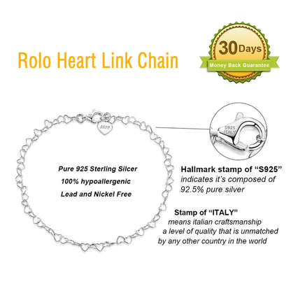 Rinntin 925 Sterling Silver Cuban Chain Anklets for Women Fashion Adjustable 14K Gold Foot Bracelet Ankle Straps Jewelry SA11