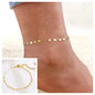 Stainless Steel Chain Anklet  for Women Girls Multi-layer Beach Ankle Bracelet Foot Link Chains Adjsutable