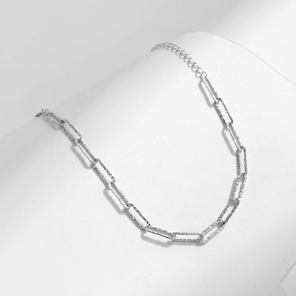 MODIAN Real 925 Sterling Silver Irregular Wavy Lock Chain Bracelets Trendy Stackable DIY Jewelry For Women Female Accessories