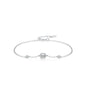 S925 Sterling Silver Geometric Sparkling Diamond Bracelet for Women withEuropeanandAmericanHigh-endHollowOutCross-borderBracelet