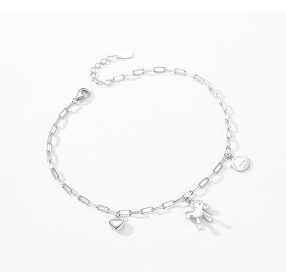 Ailmay Sterling Silver 925 Unique Fashion Horse Animal Design Adjustable Bracelets For Women Girls Party Accessories Jewelry