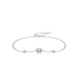 S925 Sterling Silver Geometric Sparkling Diamond Bracelet for Women withEuropeanandAmericanHigh-endHollowOutCross-borderBracelet