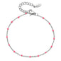 ZMZY Fresh Color Thin Link Chain New Collocation Fashion Stainless Steel Bracelets For Women Lucky Jewelry Gifts