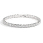 Solid 18K 14K Gold Moissanite Tennis Bracelet for Women D VVS1 Round 925 Sterling Silver Luxury Bracelet for Engagement